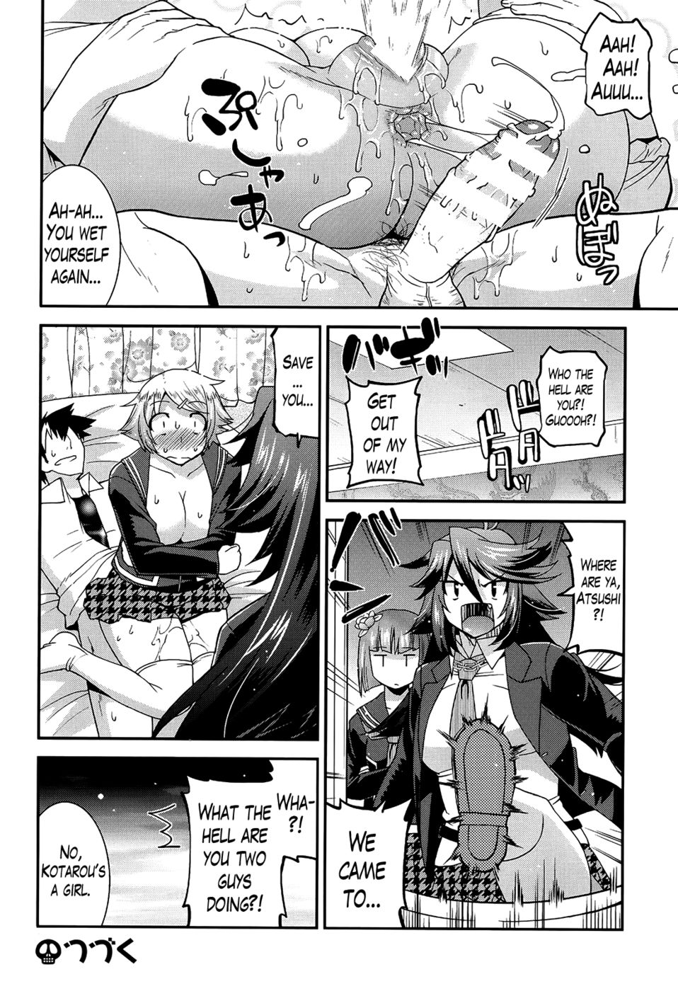 Hentai Manga Comic-Namaiki Oppai Banchou (Banka-Love)-Chapter 6-14